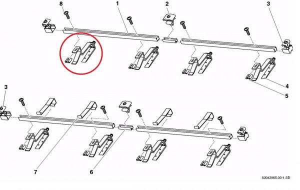 Zubehör Solartechnik Dachanbindung Pfannen/Biber